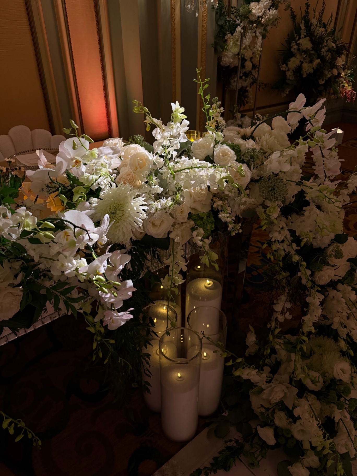 Wedding event setup in Pasadena by Blossom Logistics Co.